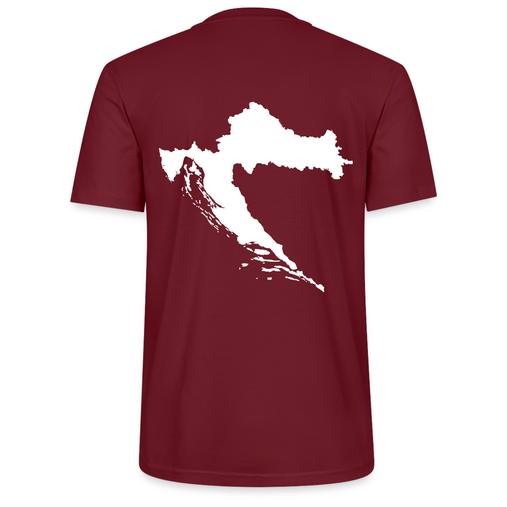 Croatia T-Shirt - burgundy